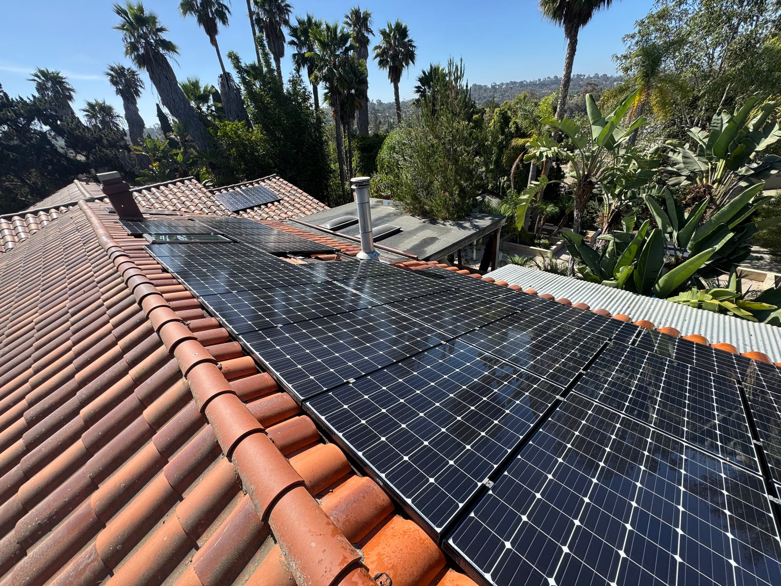 Quarterly rooftop solar panel washing and maintenance services