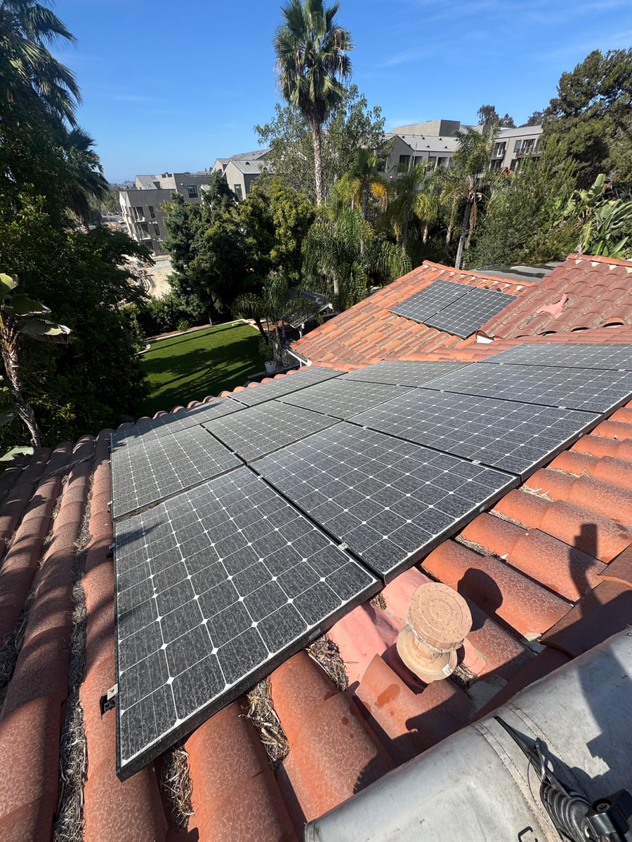 Quarterly rooftop solar panel washing and maintenance services