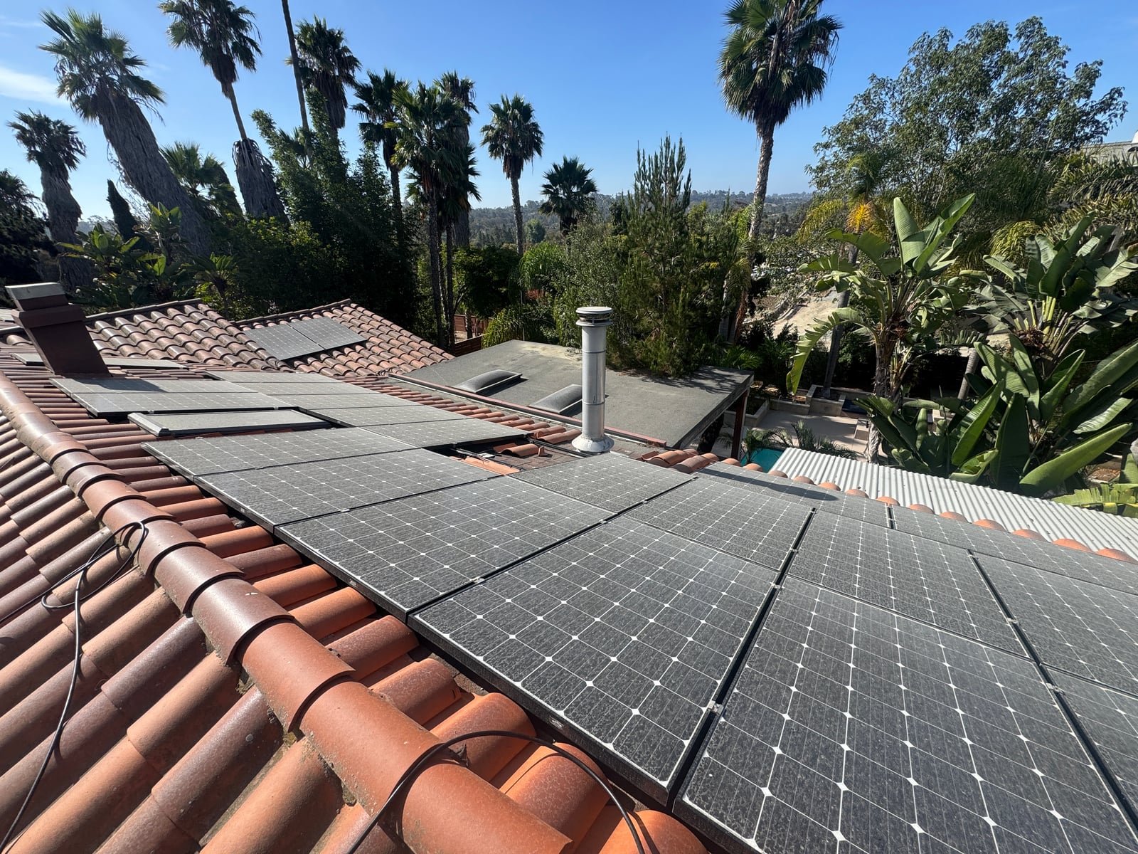 Quarterly rooftop solar panel washing and maintenance services